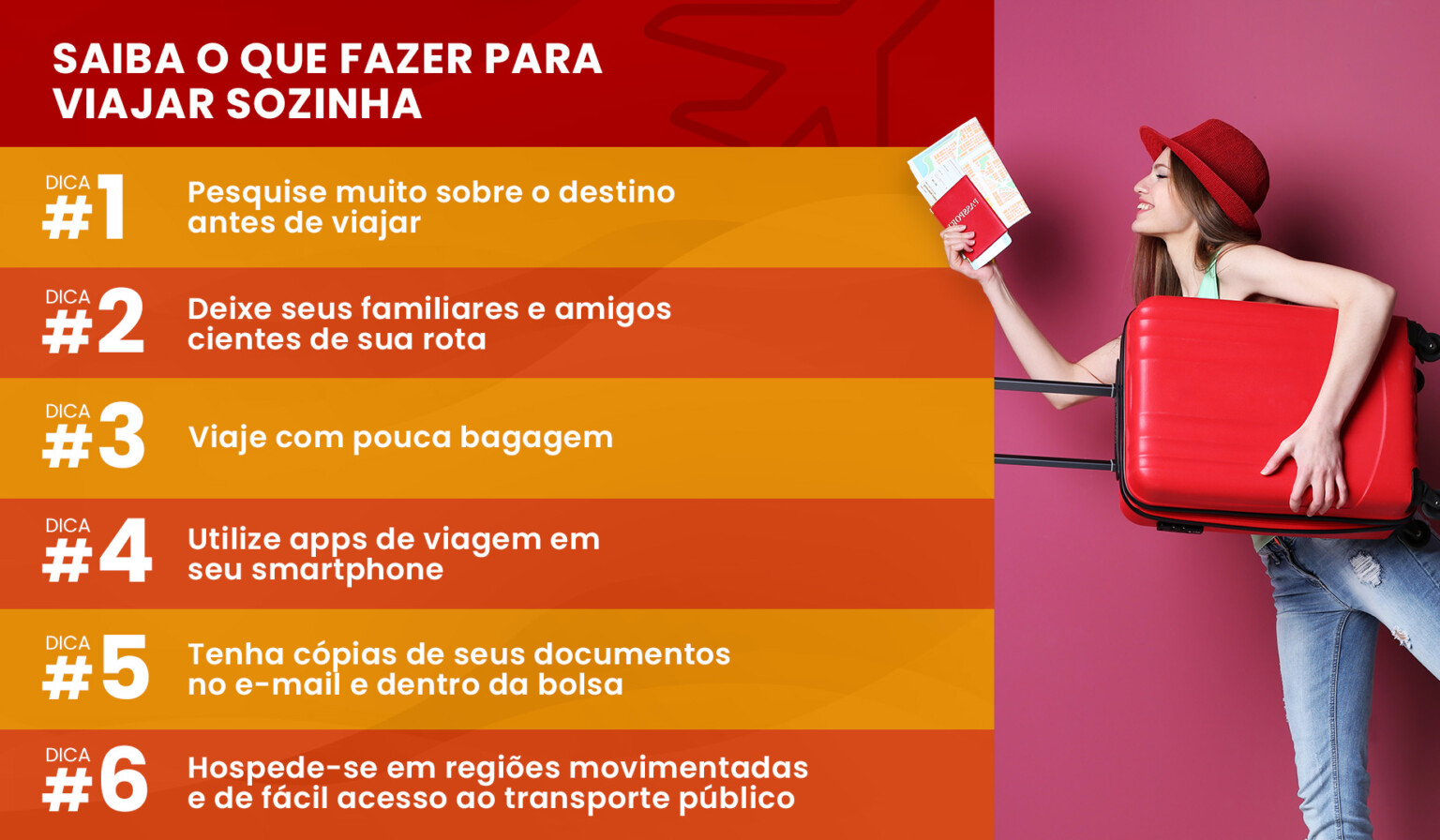 Dicas Para Mulheres Que Viajam Sozinhas Conex O