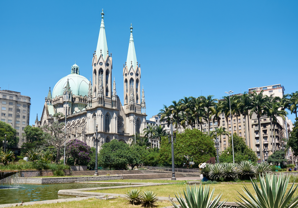 Catedral da Sé está no marco zero de São Paulo | Catedral e Praça da Sé | Conexão123