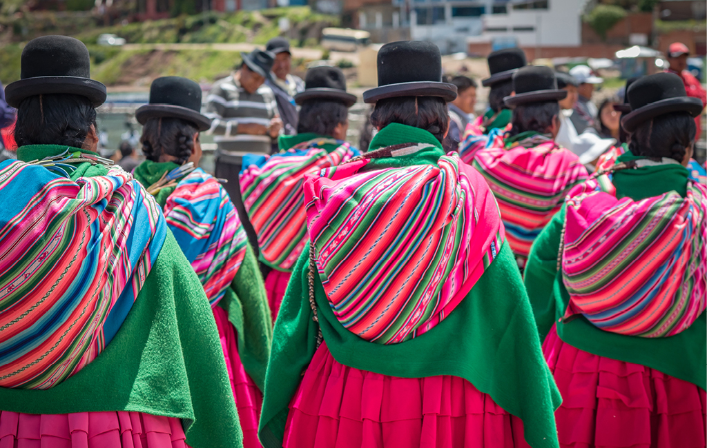 A cultura Andina foi mantida praticamente intacta na Bolívia