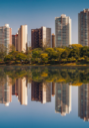 O que fazer em Londrina: pontos turísticos e passeios | Vista panorâmica do Lago Igapó, em Londrina | Conexão123