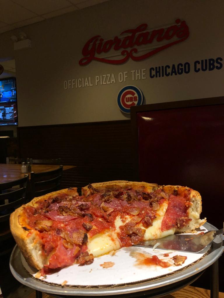 A tradicional "Deep Pizza" de Chicago