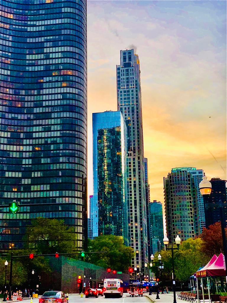 Alguns dos arranha-céus de Chicago