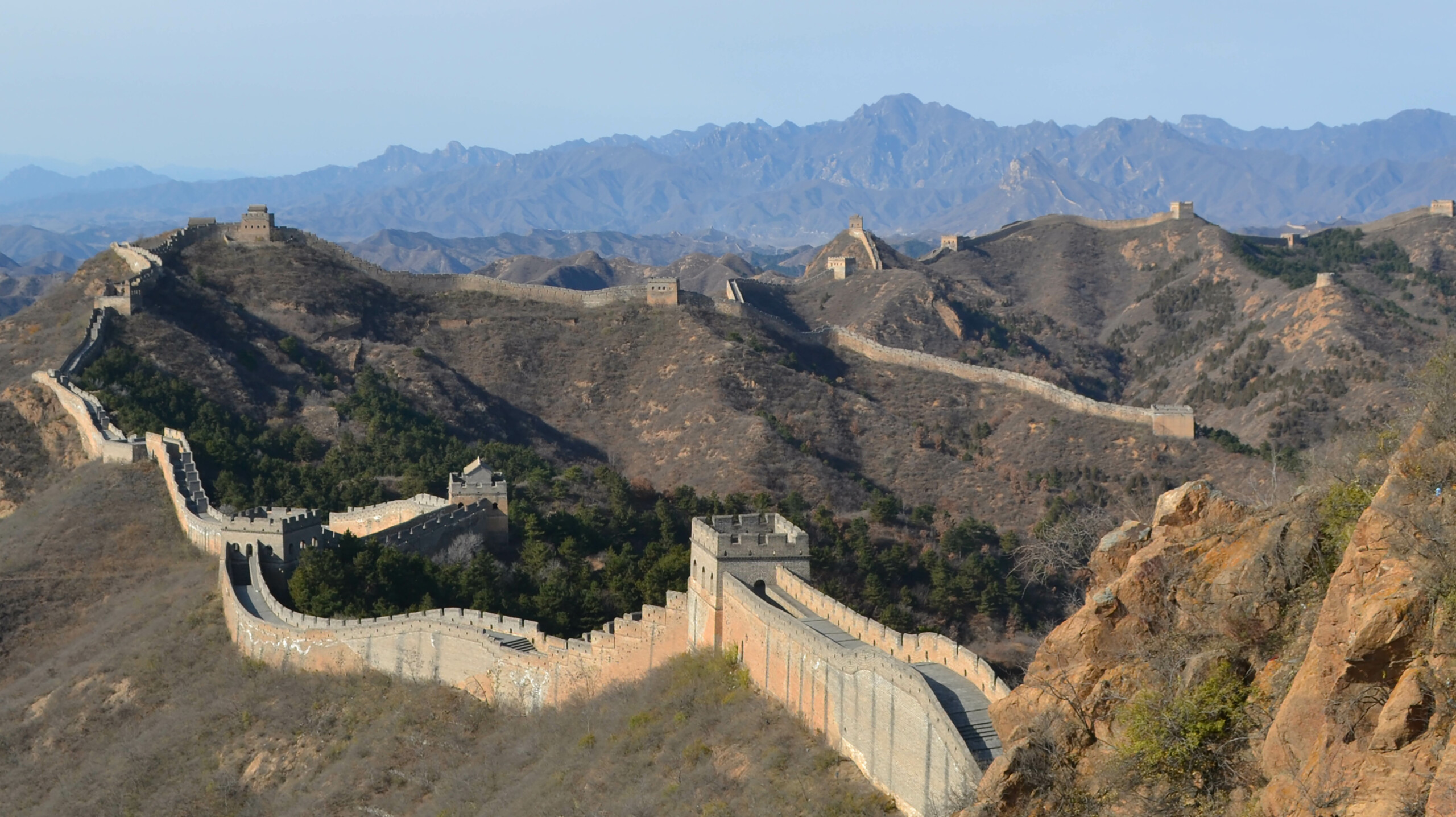 Uma caminhada pela Muralha da China