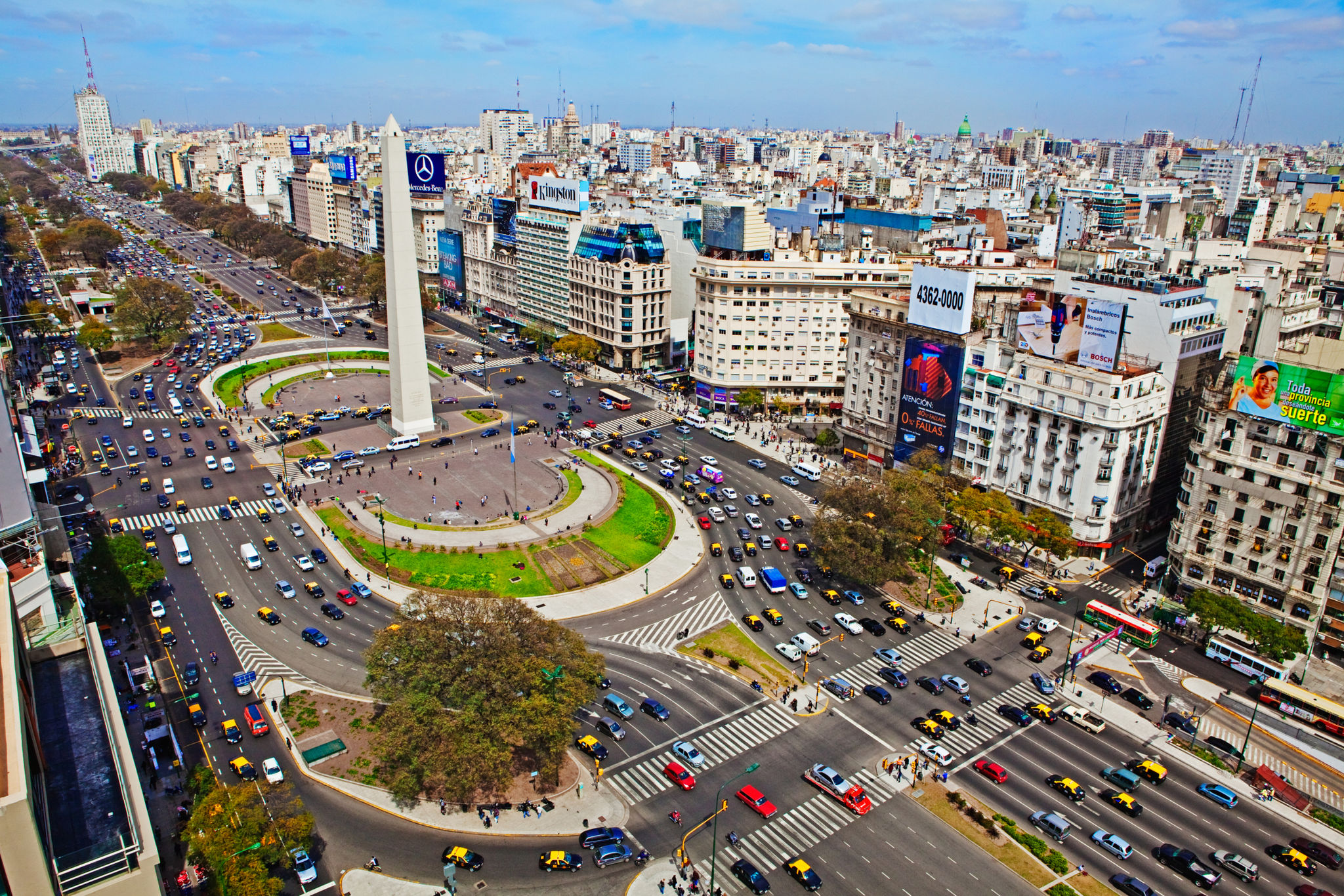Cinco países que não exigem visto dos turistas brasileiros | Vista aérea de Buenos Aires | Conexão123
