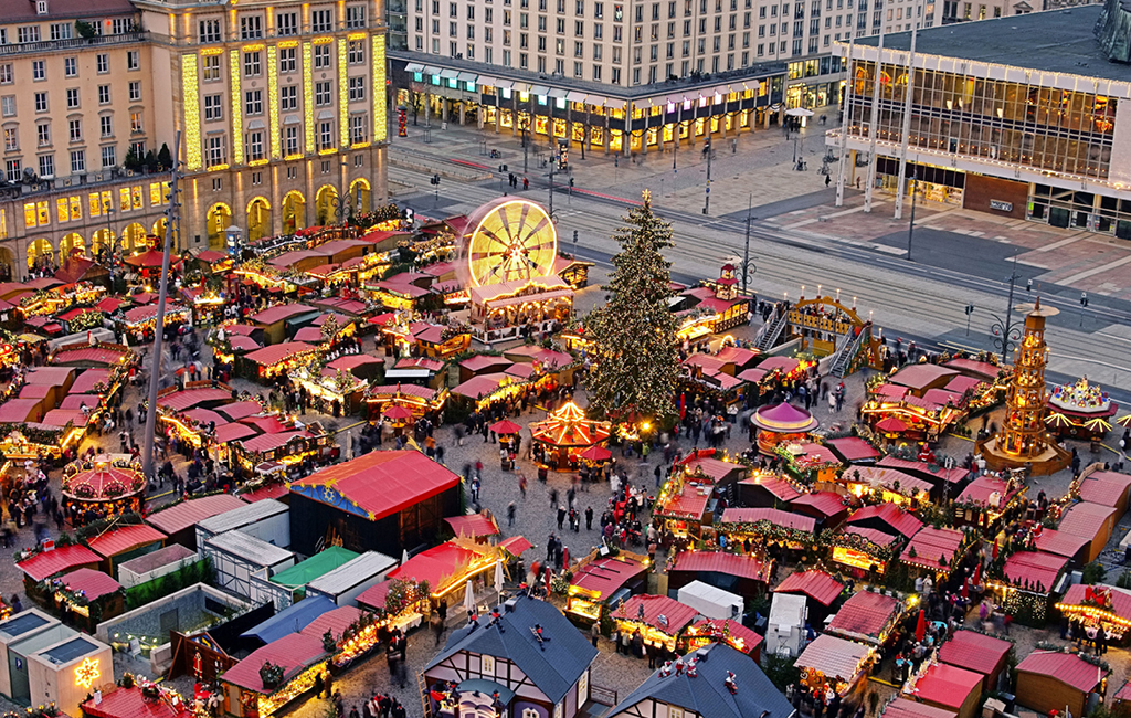 O primeiro Mercado de Natal surgiu em Dresden