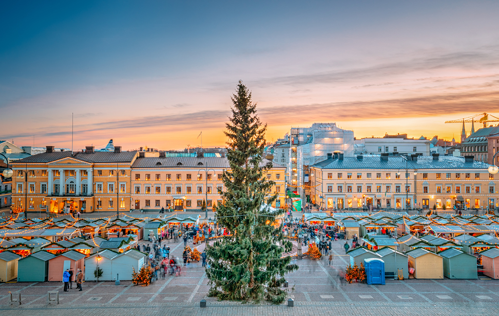 O Tuomaan Markkinat é o Mercado de Natal de Helsinque
