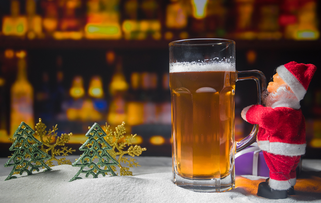 A cerveja de Natal é a bebida mais consumida na Dinamarca no mês de dezembro