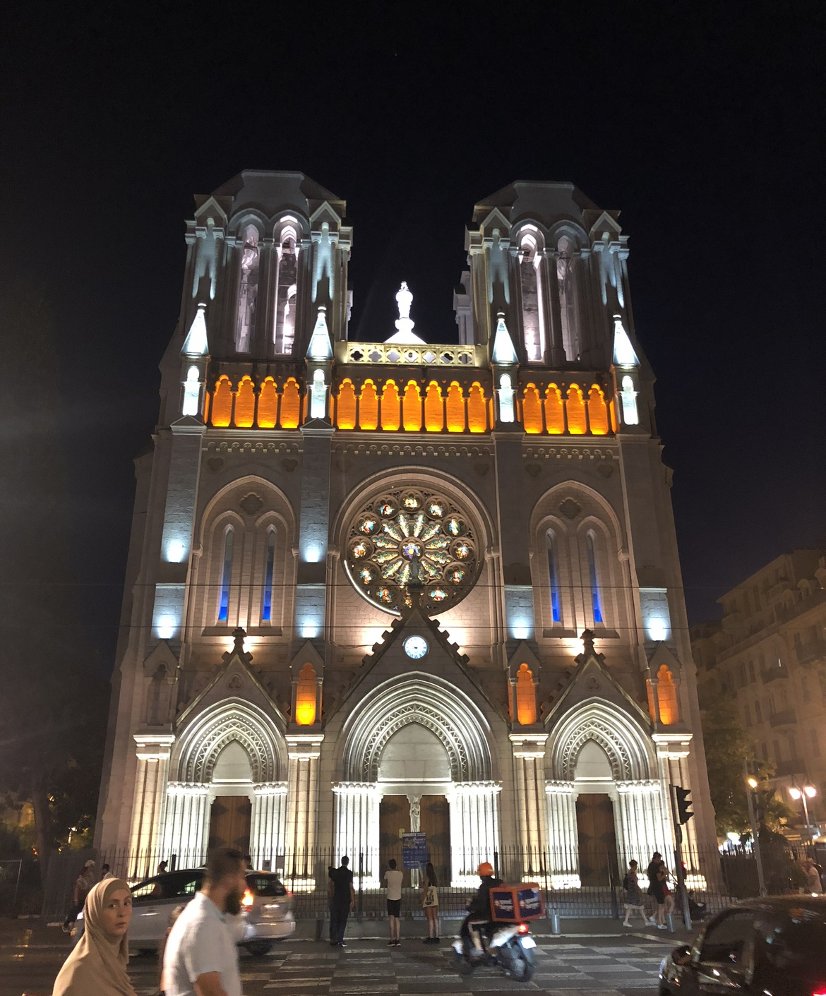 A belíssima catedral de Notre Dame, de Nice