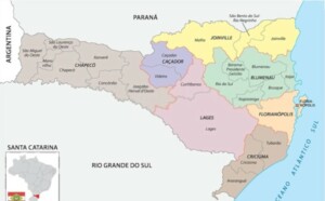 Estado de Santa de Catarina | Mapa de Santa Catarina | Conexão123