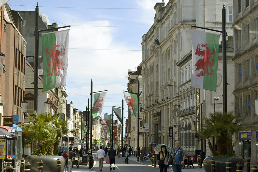 Um dia em Cardiff, a capital do País de Gales