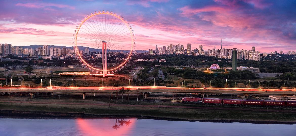 Roda São Paulo, maior roda-gigante da América Latina, é inaugurada na capital paulista