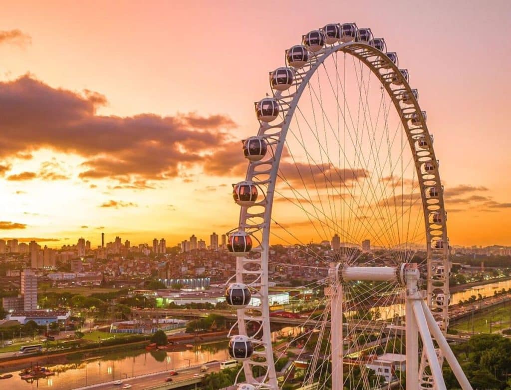 Roda São Paulo, maior roda-gigante da América Latina, será inaugurada na capital paulista | Roda São Paulo | Conexão123