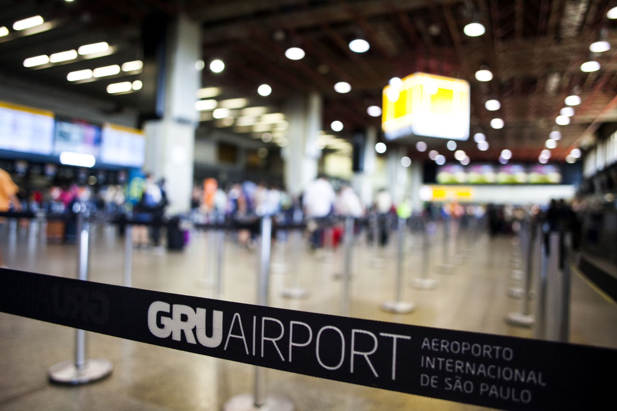 Aeroporto Internacional de Guarulhos, em São Paulo, movimentou 3 milhões de passageiros em julho