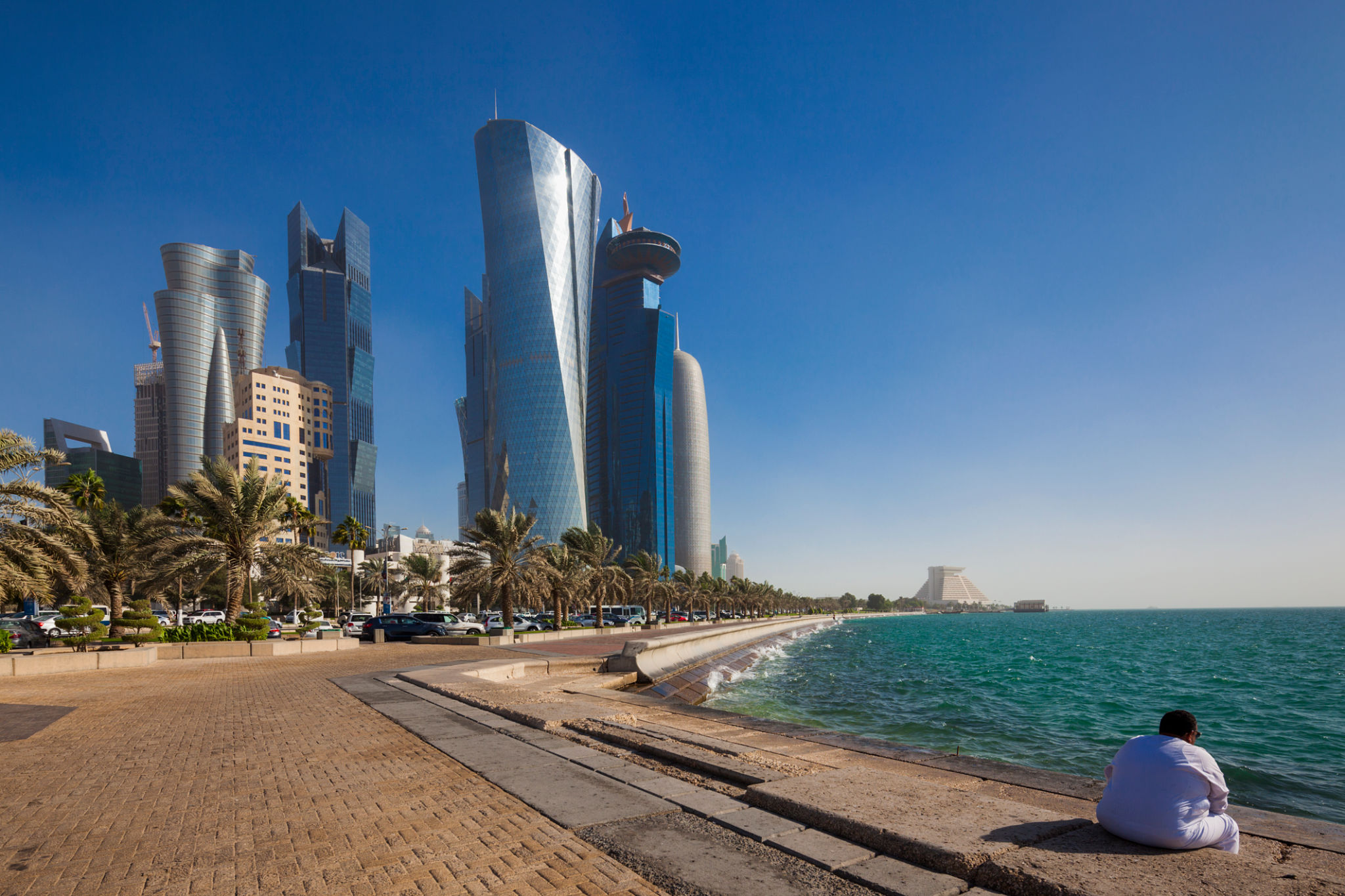 Cinco lugares para conhecer em Doha, no Catar, durante a Copa do Mundo 2022 | Orla da capital do Catar | Conexão123