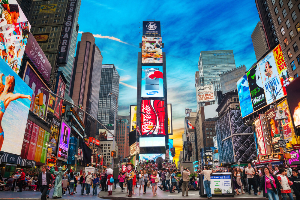 Estados Unidos: guia de turismo, cultura, gastronomia e mais | Times Square | Conexão123