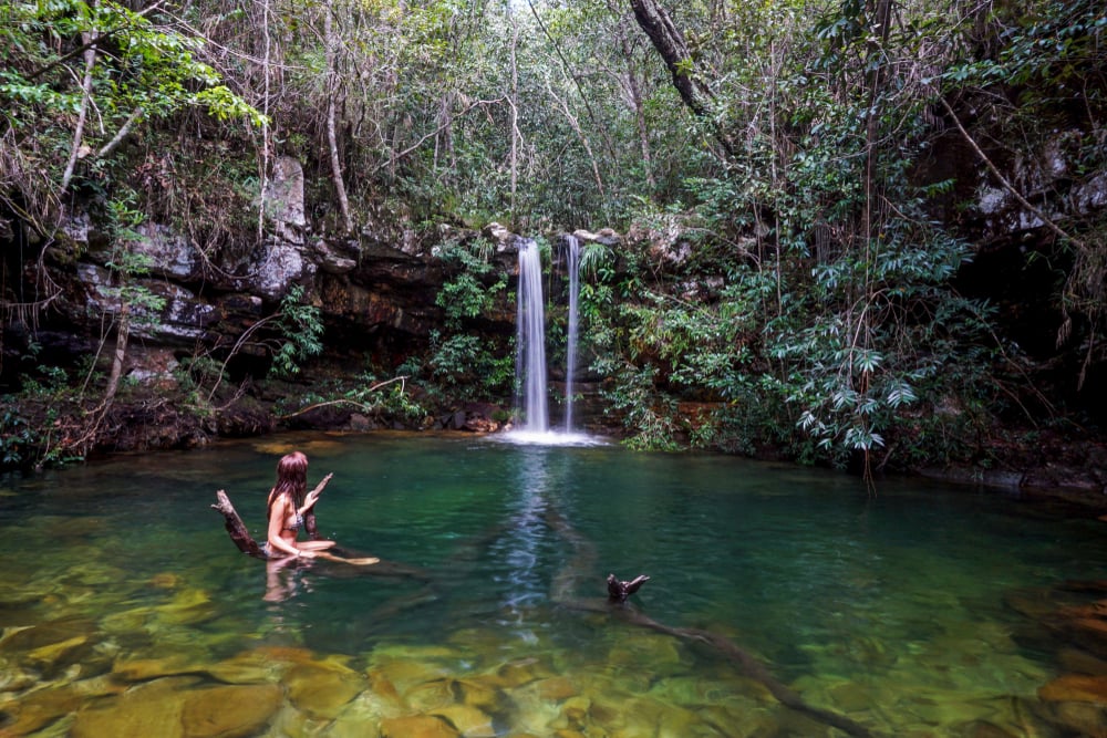 O que fazer Chapada dos Veadeiros: Pontos Turísticos e mais | Cachoeira Loquinhas - Parque Nacional da Chapada dos Veadeiros | Conexão123
