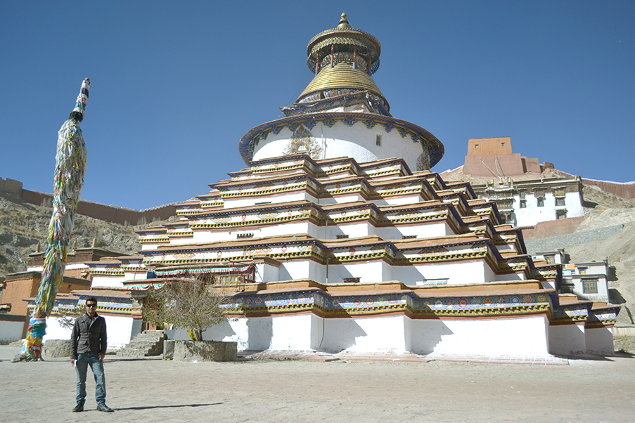 A Stupa Kumbum é a maior do Tibete