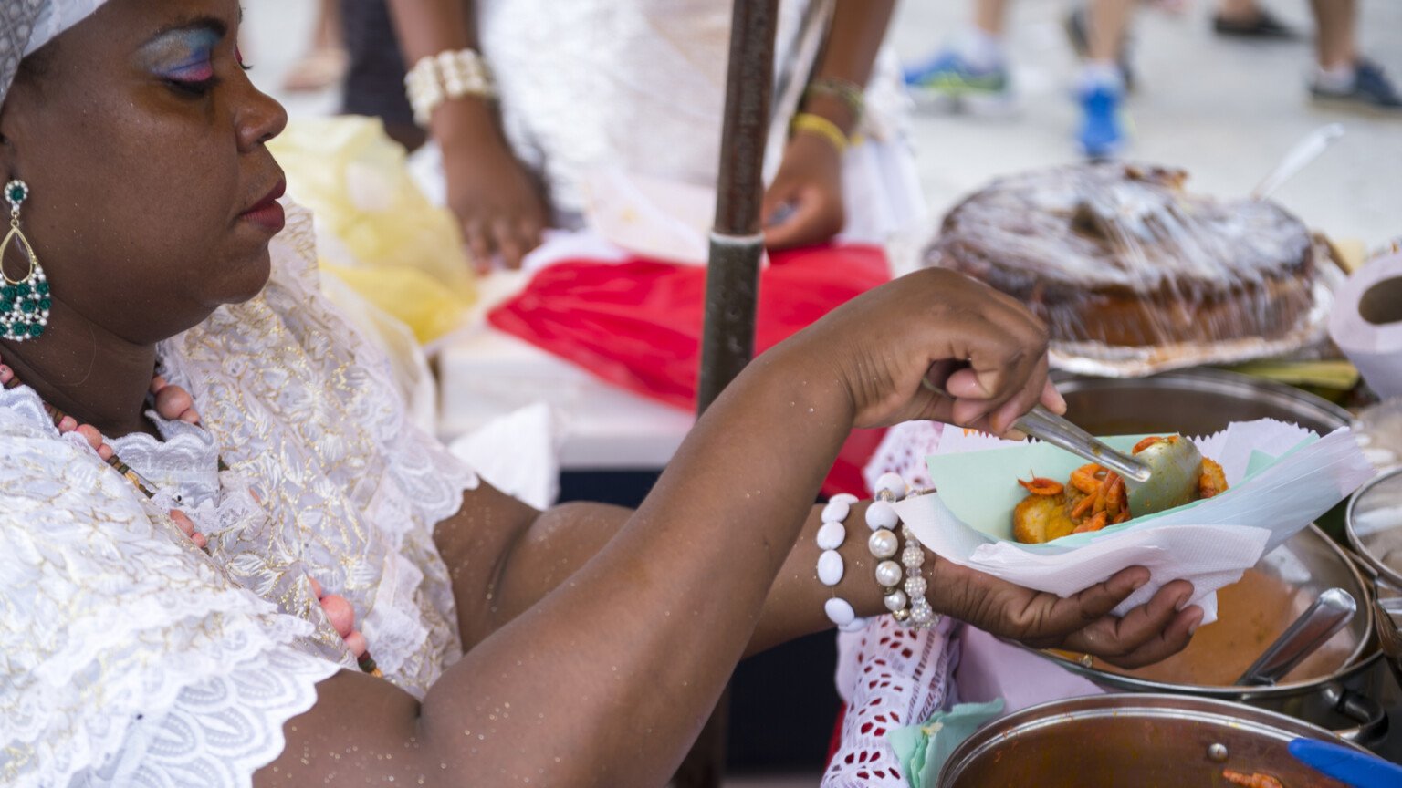 Lugares para comer acarajé na Bahia