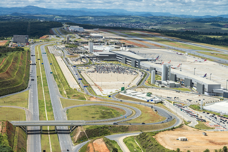 Aeroporto Internacional de Belo Horizonte adere a Pacto Global da ONU e recebe certificação | Imagem aérea do aeroporto | Conexão123