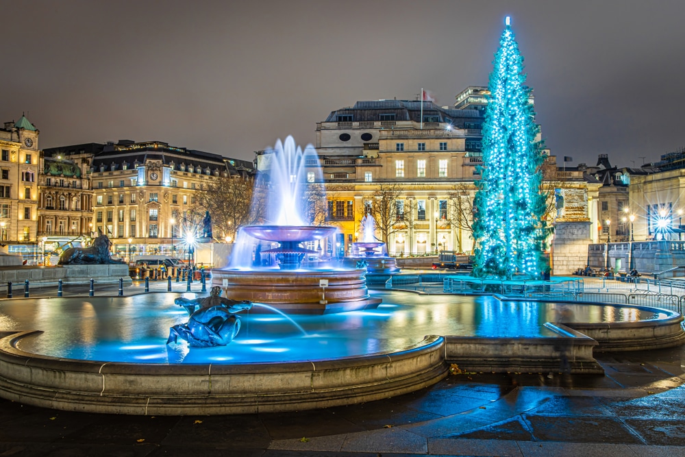 Natal na Inglaterra | Árvore de Natal da Trafalgar Square | Conexão123