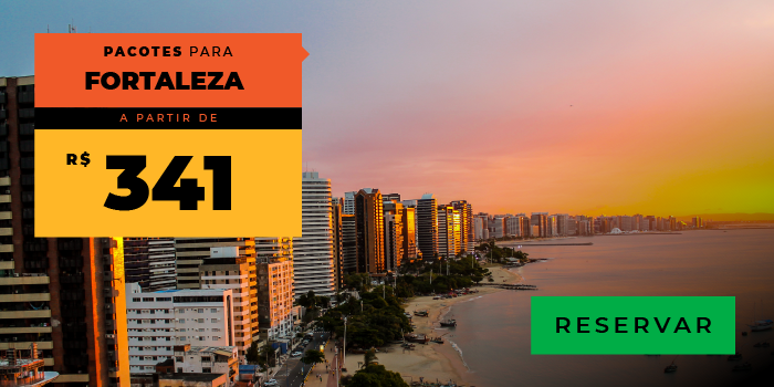RESERVAR | Top 10 destinos mais vendidos para janeiro | Top 8: Fortaleza (CE) | Conexão123