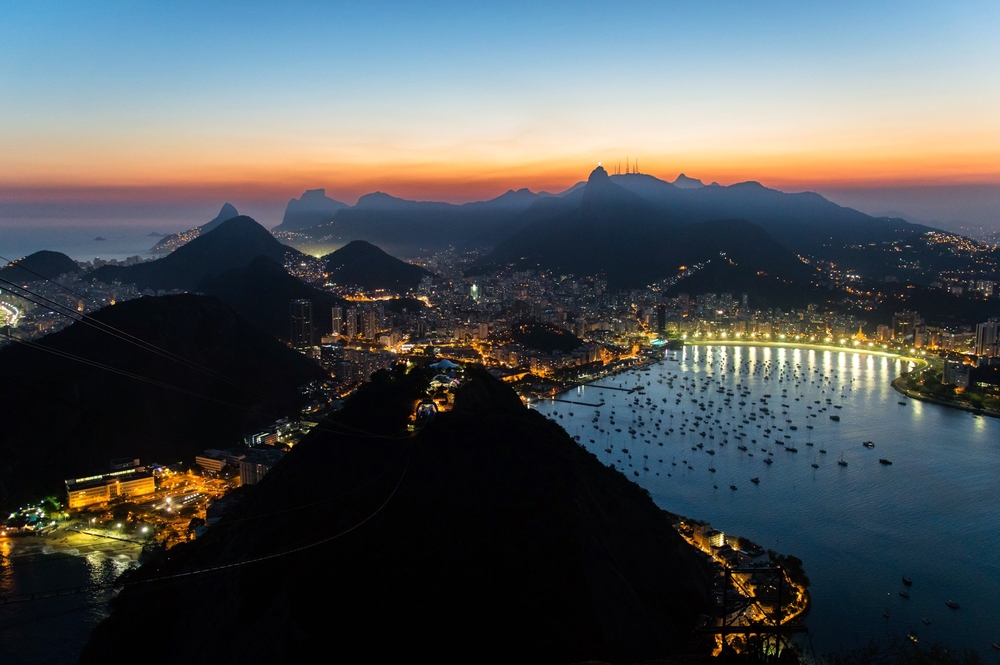 Bondinho do Rio de Janeiro, o mais antigo em funcionamento do mundo, completa 111 anos em 2023 | Pôr do sol do Morro Pão de Açúcar, no Rio de Janeiro | Conexão123
