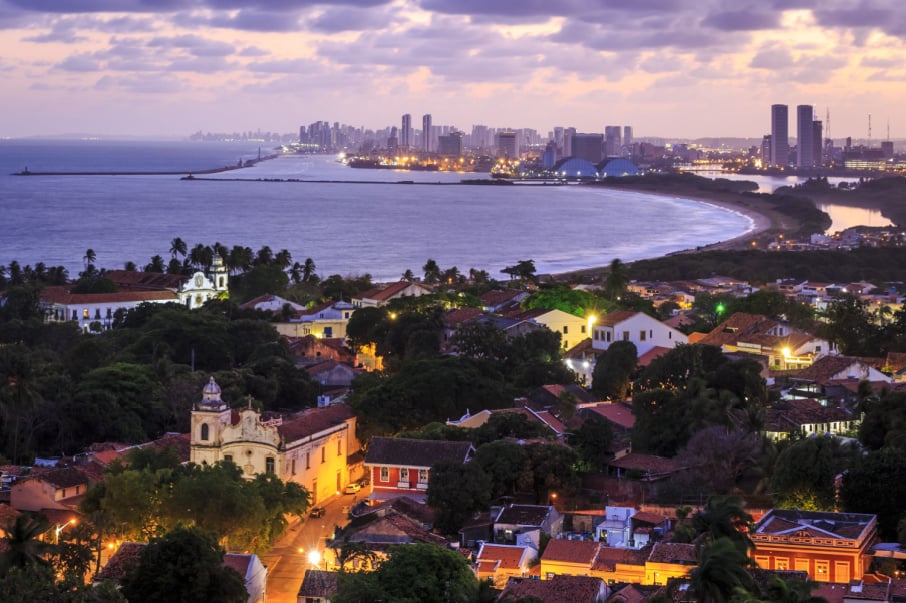 Aniversário de Recife e Olinda: conheça três curiosidades de cada cidade | Vista de cima do Bairro do Carmo em Olinda | Conexão123