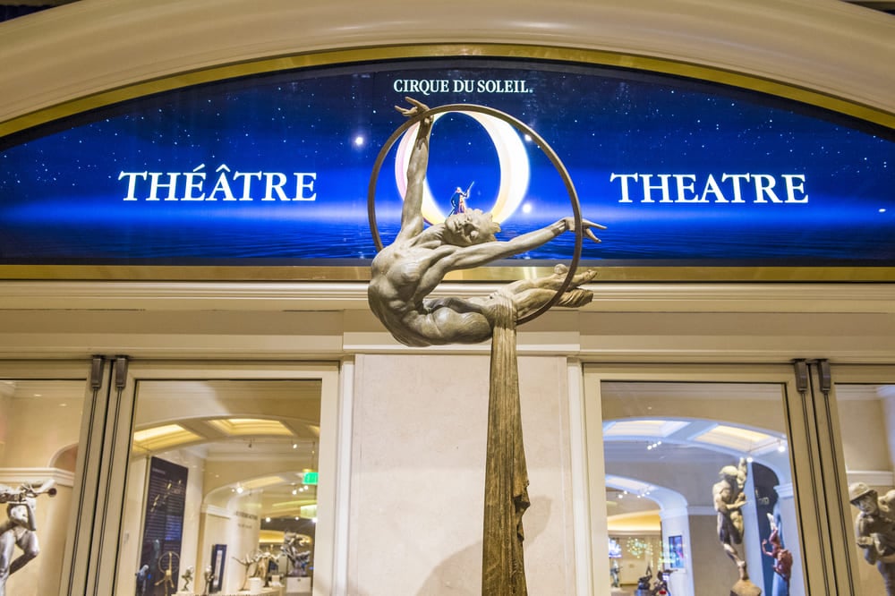 Cirque du Soleil: conheça teatros com espetáculos regulares da companhia em 2023 | Las Vegas - Espetáculo "O" | Teatro no Hotel Bellagio em Las Vegas | Conexão123