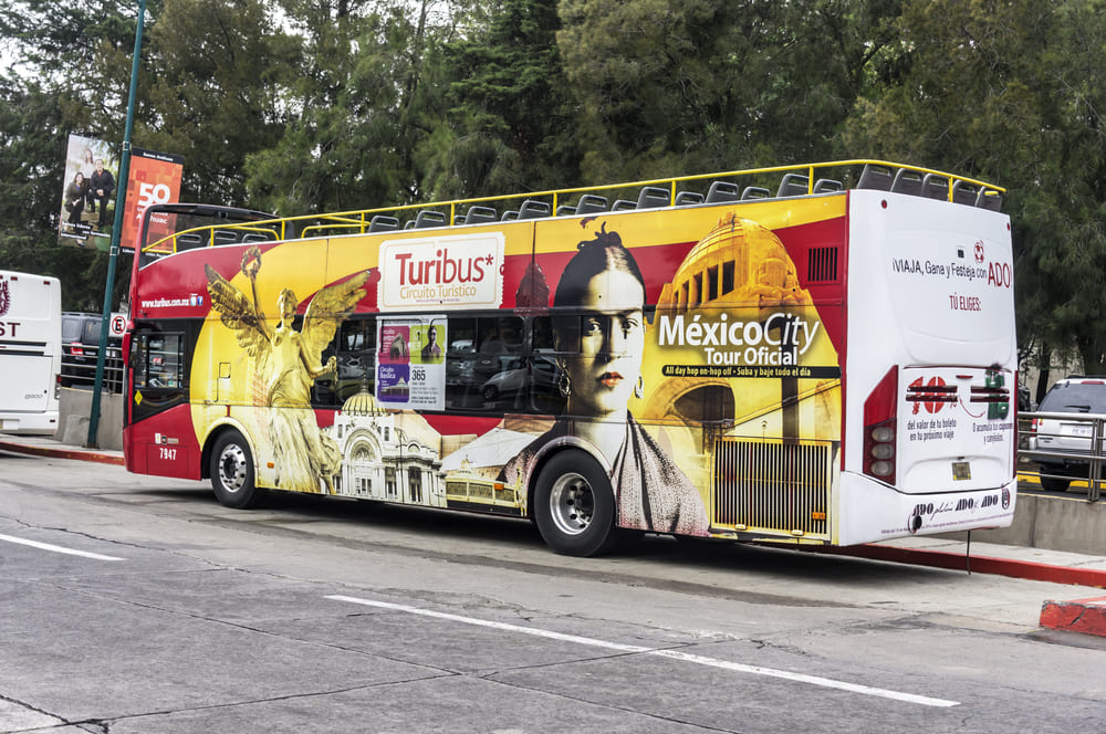 O que fazer na Cidade do México: Passeios - Excursão ônibus panorâmico hop-on hop-off | Ônibus Circuito Centro Histórico | Conexão123