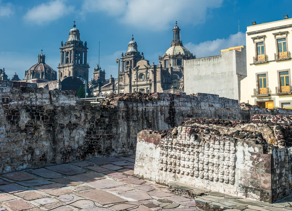 O que fazer na Cidade do México: Pontos turísticos - Templo Mayor | As ruínas no Templo Mayor - Cidade do México, México | Conexão123