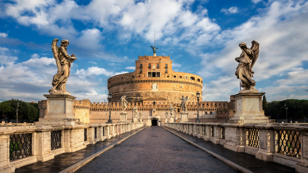 Turismo em Roma e Vaticano | Ponte e Igreja Sant'Angelo | Conexão123