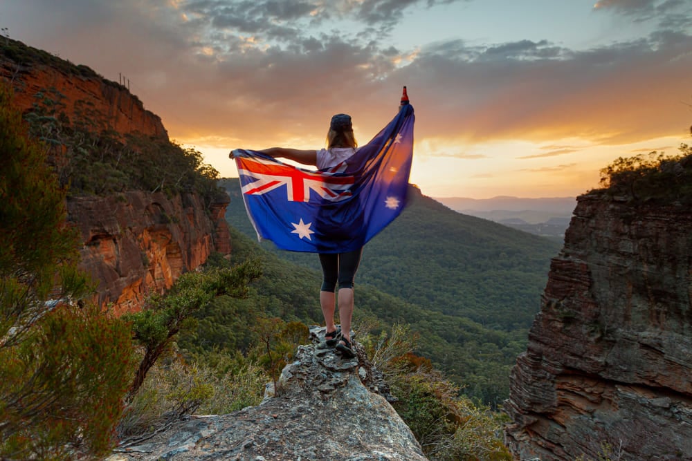Intercâmbio para Austrália: conheça cidades que oferecem a melhor experiência acadêmica | Bandeira da Austrália | Conexão123
